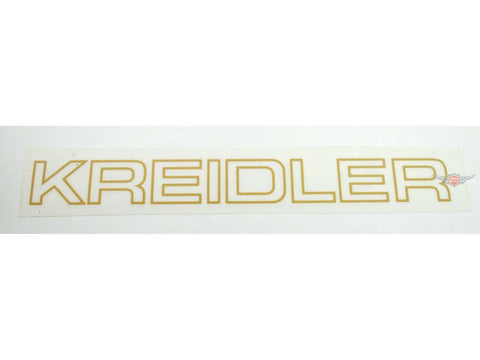 Sticker side cover 200mm gold for Kreidler Florett Flory MF MP K54 DIVERSE / IMPORT MOTOVEIKALS 21