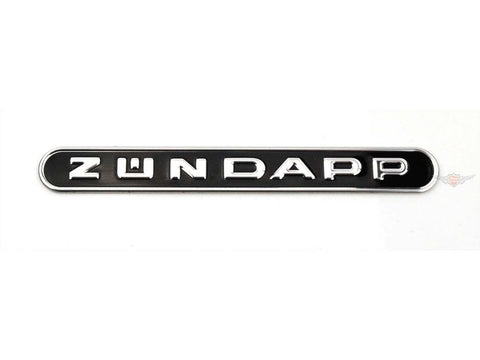 Sticker tank black silver embossed for Zündapp GTS KS C R 442 Combinette DIVERSE / IMPORT MOTOVEIKALS 21