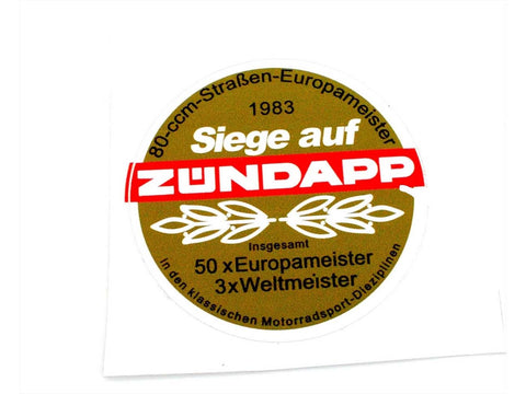 Sticker Tank Siege 1983 for Zündapp KS GTS C 50 CS CX M R Z Moped DIVERSE / IMPORT MOTOVEIKALS 21