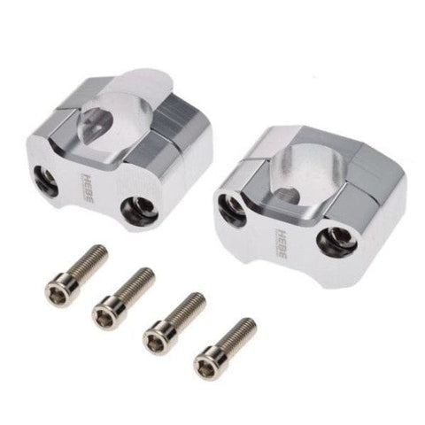 Stūres adapteru komplekts OFFSET BAR RISER 22mm -> 28.50mm HEBE MOTOVEIKALS 21