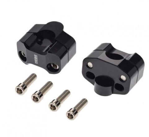 Stūres adapteru komplekts OFFSET BAR RISER 22mm HEBE MOTOVEIKALS 21