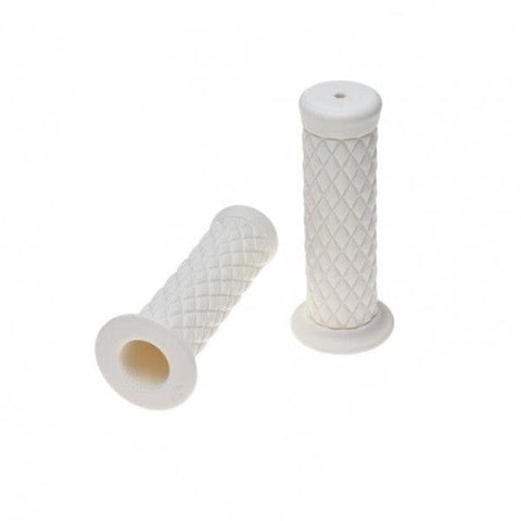 Stūres rokturi 1"+7/8 124mm WHITE REPLICA MOTOVEIKALS 21