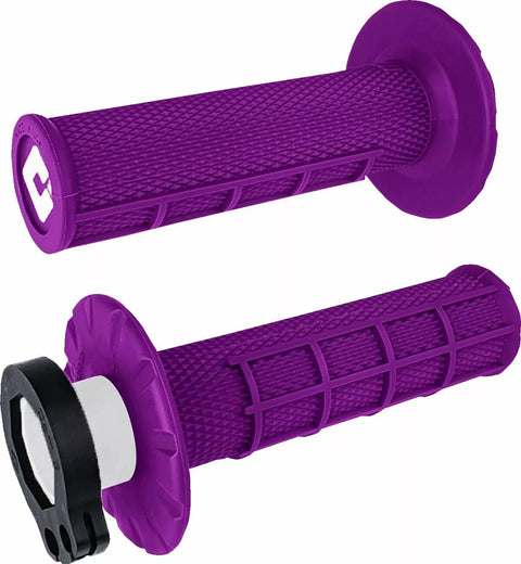 Stūres rokturi ODI V2 WAFFLE LOCK-ON Purple 22mm ODI MOTOVEIKALS 21