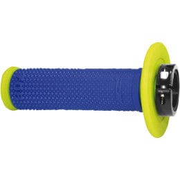 Stūres rokturi PRO GRIP 708 OFFROAD SINGLE DENSITY LOCK ON GRIPS FLUO YELLOW/BLUE PRO GRIP MOTOVEIKALS 21