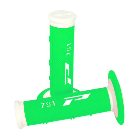Stūres rokturi PRO GRIP Offroad 791 Green/White PRO GRIP MOTOVEIKALS 21