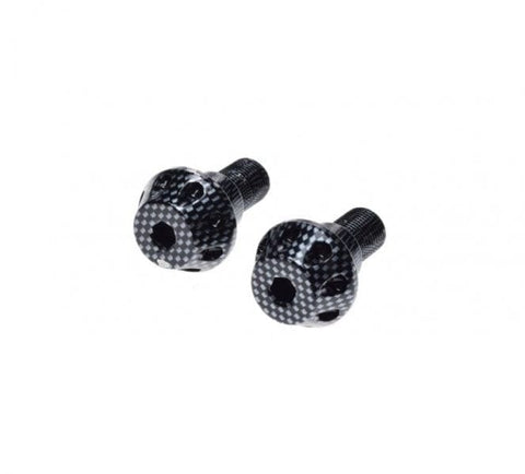 Stūres uzgaļi Carbon-look skrūvējami M16x1.5 REPLICA MOTOVEIKALS 21