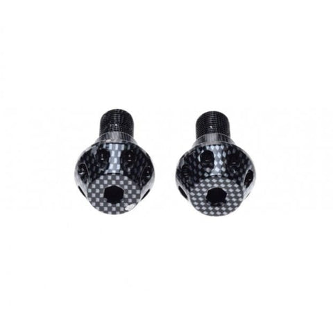 Stūres uzgaļi Carbon-look skrūvējami M16x1.5 REPLICA MOTOVEIKALS 21