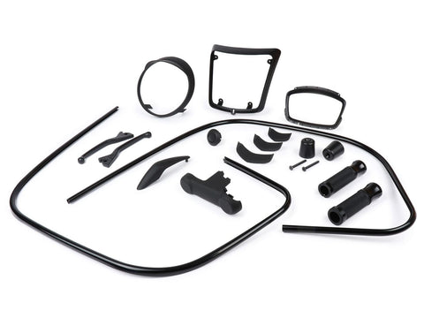 styling kit moto nostra black collection matte black for Vespa GTS 300 Super HPE Supertech, Vespa GTS 125 Super Supertech MOTO NOSTRA MOTOVEIKALS 21