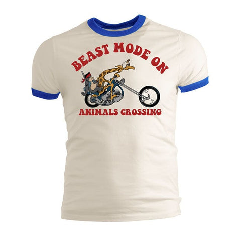 T-krekls 13 1/2 BEAST MODE ON white M 13 1/2 MOTOVEIKALS 21