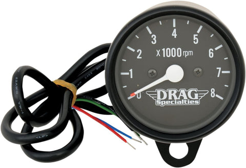 Tach Blk 2.4" Blk W/Bulb DRAG SPECIALTIES DRAG SPECIALTIES MOTOVEIKALS 21