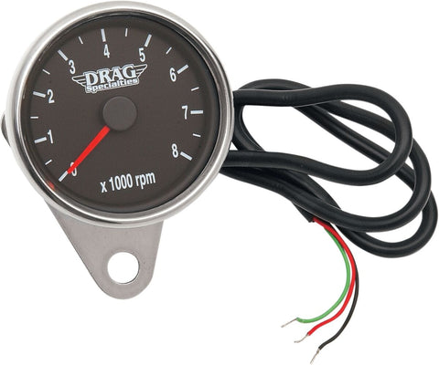Tachometer Blk Face DRAG SPECIALTIES DRAG SPECIALTIES MOTOVEIKALS 21