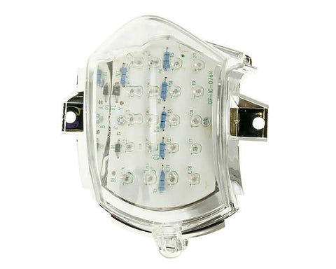 tail light assy LED clear / transparent for Aprilia SR50R, Factory (04-) VPARTS MOTOVEIKALS 21