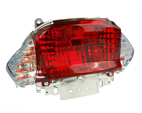 tail light assy - white turn signal lens - E-marked for Baotian BT49QT-9 101 OCTANE MOTOVEIKALS 21