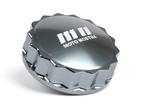 Tank cap Moto Nostra CNC gray for Vespa GTS 125, Vespa GTS 150, Vespa GTS 250, Vespa GTS 300, Vespa GTS HPE 300, Vespa GTS Super 125 MOTO NOSTRA MOTOVEIKALS 21