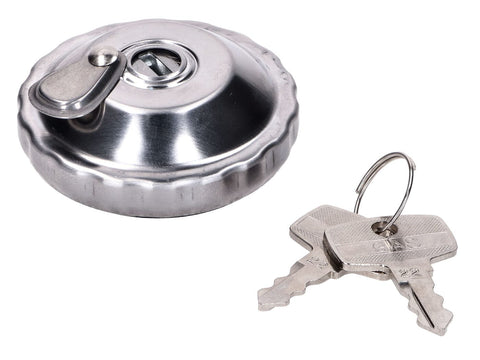 Tank cap with bayonet lock 30mm chrome for Puch Maxi, Tomos OEM STANDARD MOTOVEIKALS 21