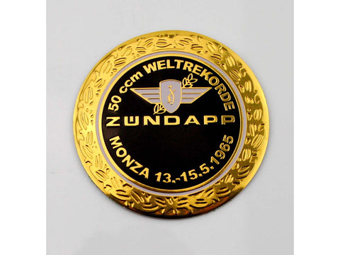 Tank emblem Monza diameter approx. 64mm for M 25 50 Bergsteiger, R scooter, GTS 50, C Sport, Super, KS 80, 100, ZD ZL ZX ZS ZE ZR A X ZB ZA, moped moped mokick DIVERSE / IMPORT MOTOVEIKALS 21
