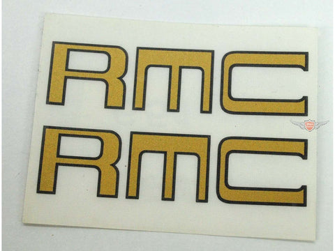 Tank sticker RMC 2 pieces 70mm x 18mm black for Kreidler Florett DIVERSE / IMPORT MOTOVEIKALS 21