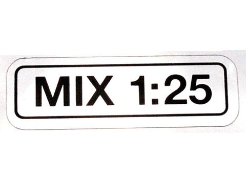 Tank sticker wide approx. 37mm high 12mm for moped, moped, mokick DIVERSE / IMPORT MOTOVEIKALS 21