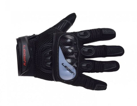 Tekstila perforēti cimdi LEOSHI MESH BLACK/GRAY 2XL LEOSHI MOTOVEIKALS 21