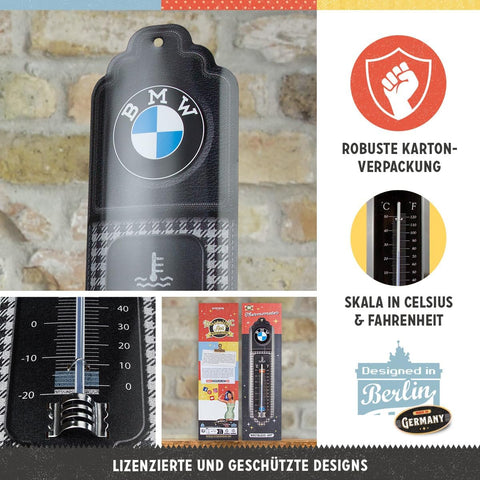 Termometrs Nostalgic-Art BMW CLASSIC 7x28 cm NOSTALGIC ART MOTOVEIKALS 21