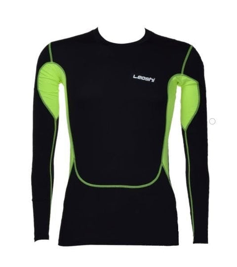 Termoveļa - krekls LEOSHI BLACK / YELLOW XL LEOSHI MOTOVEIKALS 21