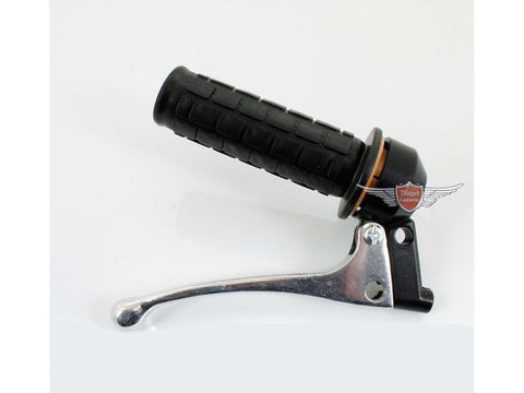 Throttle grip fitting black with aluminum brake lever for Hercules K MK PL M P Prima DIVERSE / IMPORT MOTOVEIKALS 21