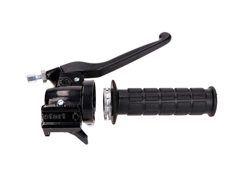 throttle grip fitting complete w/ brake lever for Simson S50, S51, S70, SR50, SR80 OEM STANDARD MOTOVEIKALS 21