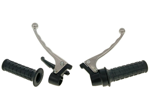 throttle grip fitting w/ brake and clutch lever assy for Puch Maxi moped DIVERSE / IMPORT MOTOVEIKALS 21