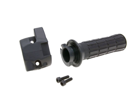 throttle tube w/ rubber grip for MBK Booster Spirit, Evolis, Fizz, Forte, Yamaha Axis, Breeze OEM STANDARD MOTOVEIKALS 21