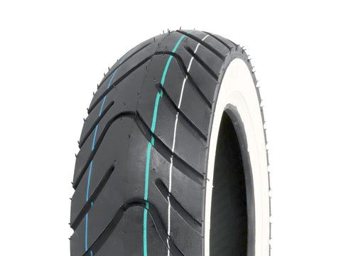tire Kenda K413 100/80-10 52J TL whitewall / white sidewall KENDA MOTOVEIKALS 21