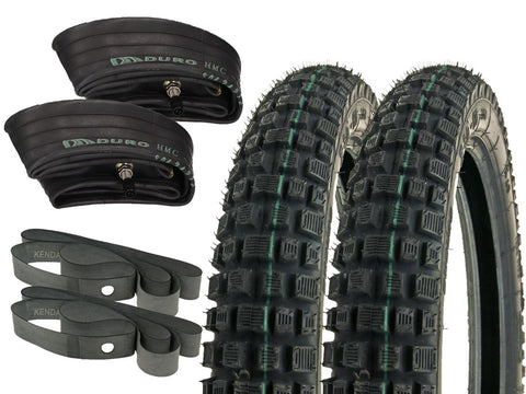 tire set Heidenau Enduro K46 2.75-16 M/C 36B TT w/ inner tube HEIDENAU MOTOVEIKALS 21