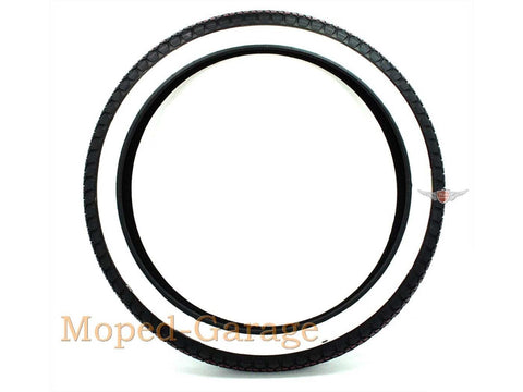 Tires Mitas 2 1/4x 16 inch whitewall for Puch Maxi moped moped mokick MITAS MOTOVEIKALS 21