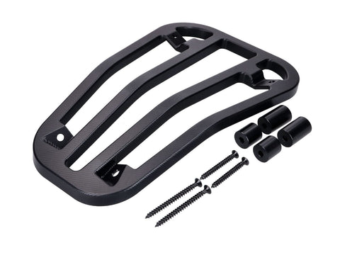 Top Case carrier / luggage carrier step-through Moto Nostra, black matt, CNC for Vespa Primavera 50-150cc, Sprint 50-150cc MOTO NOSTRA MOTOVEIKALS 21
