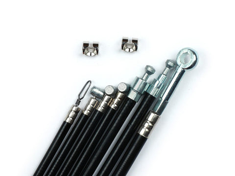 train set BGM PRO Silk Liner, black for Vespa PX Lusso (1984-) BGM PRO MOTOVEIKALS 21