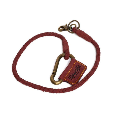 Trip Machine Braided key chain cherry red TRIPMACHINE MOTOVEIKALS 21