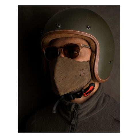 Trip Machine Face mask tobacco brown TRIPMACHINE MOTOVEIKALS 21