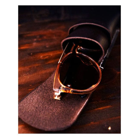 Trip Machine Sunglasses case tobacco TRIPMACHINE MOTOVEIKALS 21