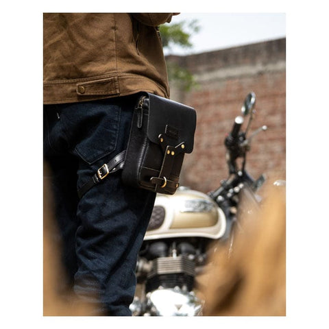 Trip Machine, Thigh bag / leg bag. Black TRIPMACHINE MOTOVEIKALS 21
