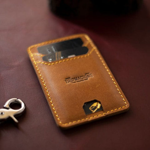 Trip Machine Wiberg cardholder Vintage Tan TRIPMACHINE MOTOVEIKALS 21