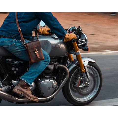 Tripmachine Moto Sling bag cognac TRIPMACHINE MOTOVEIKALS 21