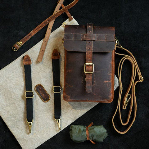Tripmachine Moto Sling bag cognac TRIPMACHINE MOTOVEIKALS 21