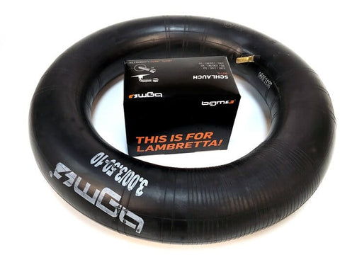 Tube -BGM PRO 10 inch- 3.50-10, 100/80-10, 100/90-10 - valve position type Lambretta BGM PRO MOTOVEIKALS 21