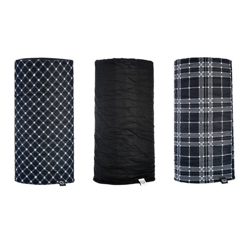 Tunelis-maska OXFORD Comfy Black&White TARTAN komplekts 3 gab. OXFORD MOTOVEIKALS 21