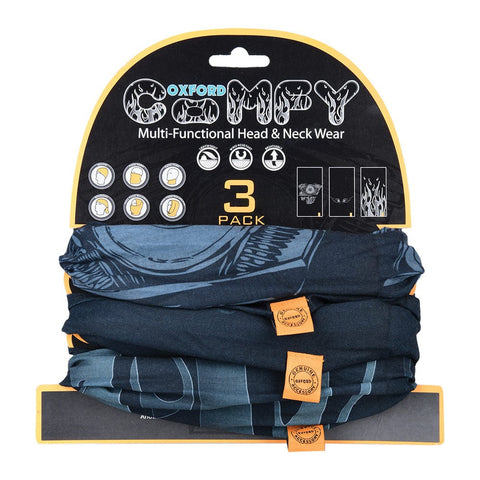 Tunelis-maska OXFORD Comfy HD Graphics komplekts 3.gab. OXFORD MOTOVEIKALS 21