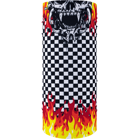 Tunelis-maska ZAN HEADGEAR Checkered Flames ZAN HEADGEAR MOTOVEIKALS 21