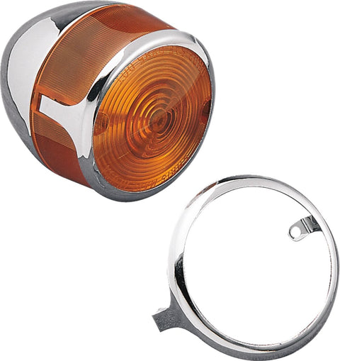 Turn Signal Lens Trim Ring Chr DRAG SPECIALTIES DRAG SPECIALTIES MOTOVEIKALS 21