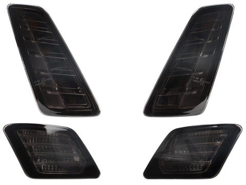 Turn signal set front rear Power1 LED tinted for Vespa GT, GTS 125-300cc Keyless 2022- POWER1 MOTOVEIKALS 21