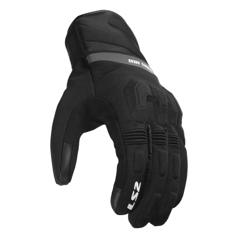 Ūdensizturīgi motocikla cimdi LS2 JET III ar Sheltex® membrānu black LS2 MOTOVEIKALS 21