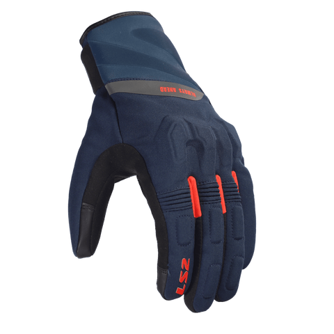 Ūdensizturīgi motocikla cimdi LS2 JET III ar Sheltex® membrānu dark blue LS2 MOTOVEIKALS 21