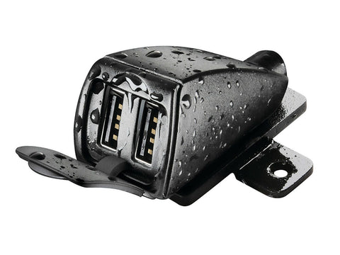 Ūdensizturīgs dubultā USB lādētājs LAMPA OPTILINE MOTOVEIKALS 21